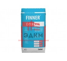 Цементная финишная шпатлевка Dauer Finner Exter 41G серая, 20 кг