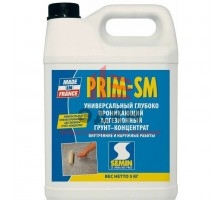 Адгезионный грунт универсальный, глубоко проникающий, концентрат PRIM-SM / ПРИМ-СМ 1кг Semin